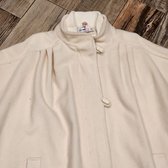 🔸️Vintage Herman Kay Wool Blend Zippered Batwing Sleeve Jacket Large - Picture 4 of 12